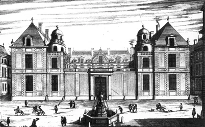 Hôtel Tubeuf (Palais Mazarin) Straßenfront von Marot